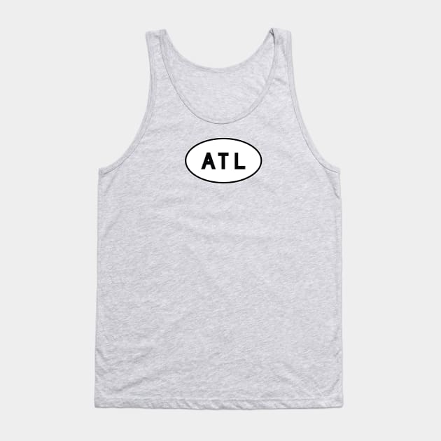 ATL - Atlanta Hartsfield-Jackson International Airport Tank Top by Vidision Avgeek